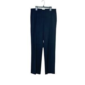 Gunnex black wool straight leg dress pants size 10